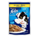 Delightful Purina Felix Adult Cat Pouch Chicken in Jelly (70g)