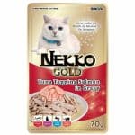 Nekko Gold Salmon Gravy Tuna Topping Pouch (70g)