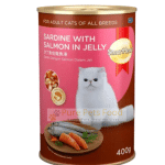 SmartHeart Sardine with Salmon in Jelly Cat Food (400g)