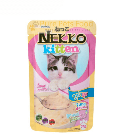 Tender Delight: NEKKO Kitten Pouch Tuna Mousse 70g