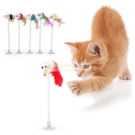 Cat Toy with Playful Mouse Design
