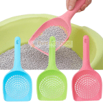Colorful Plastic Pet Litter Scoop Durable and Easy to Clean