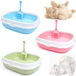Litter Box with Scoop for Cats