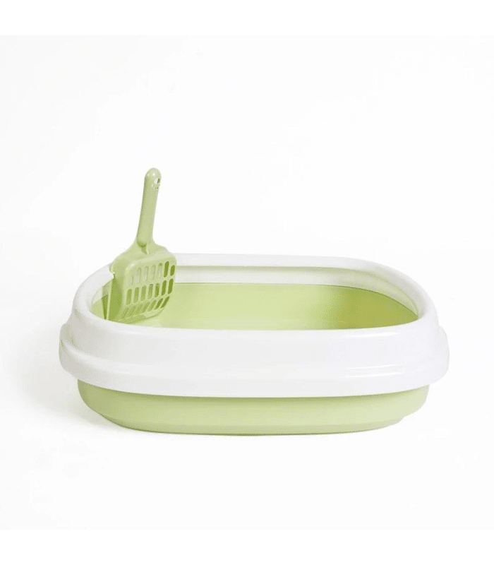 modular-cat-litter-box-set-with-handy-scooper-green Modular Cat Litter Box Set with Handy Scooper - Image 4