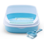 PetFusion Semi Closed Cat Litter Box with Scoop