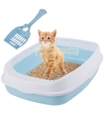 Semi Closed Cat Litter Box with Scoop - Keep Your Pet's Space Tidy - Image 2