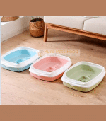 Semi closed Plastic Litter Box with Scoop