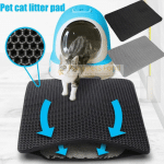 Waterproof Nonslip Double Layer Cat Litter Box Mat
