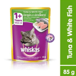 Whiskas Adult 1+ Tuna & White Fish Pouch (80g)
