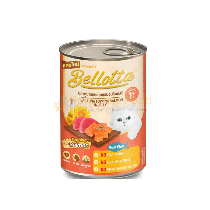 Bellotta Can Tuna Topping Salmon in Jelly