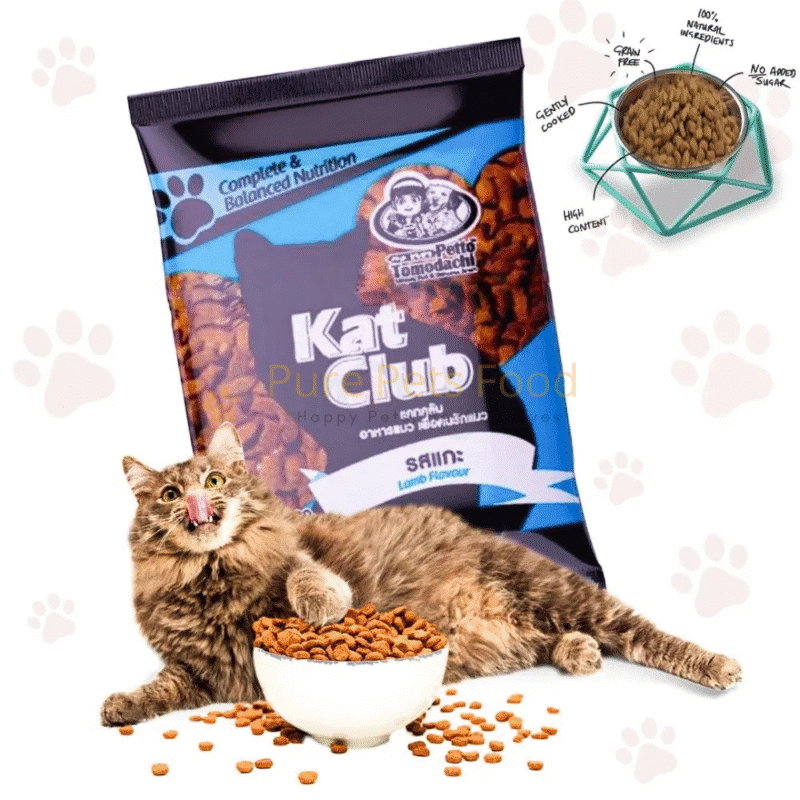 Kat Club Lamb Flavor Cat Food 1kg