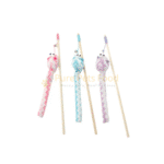 Wooden Feather Cat Toy