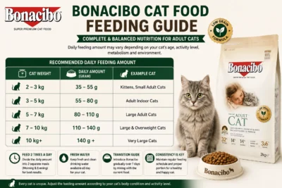 Bonacibo Cat Food Feeding Guide