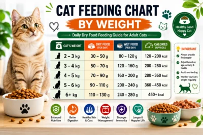 Cat Feeding Chart By Weight for Adult Cats