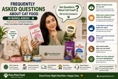 Frequently asked questions about cat food in Bangladesh
