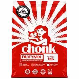 Chonk Cat Food Partymix 1kg dry food for cats of all ages in Bangladesh