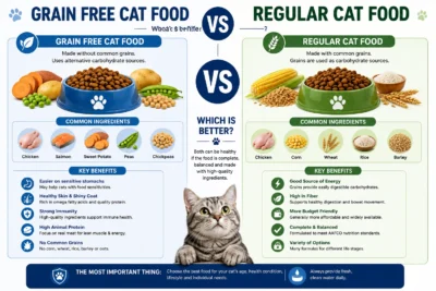 Grain Free Cat Food vs Regular Cat Food