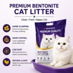 Lavender Bentonite Cat Litter benefits including strong clumping odor control and low dust formula