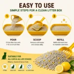 How to use Lemon Bentonite Cat Litter step by step litter box guide