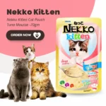NEKKO Kitten Pouch Tuna Mousse 70gm premium wet kitten food in Bangladesh