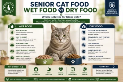 Senior Wet vs Dry Cat Food