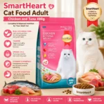 SmartHeart Cat Food Adult Chicken and Tuna 480g dry cat food in Bangladesh