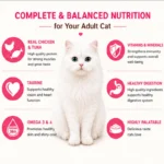 SmartHeart Adult Cat Food Chicken and Tuna 480g package details