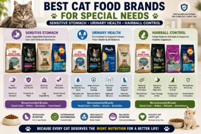 Best Cat Food for Sensitive Stomach Urinary Health and Hairball Control in Bangladesh