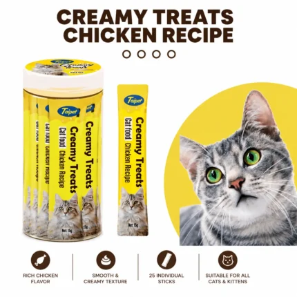 Taipet Creamy Cat Treat Chicken Flavor