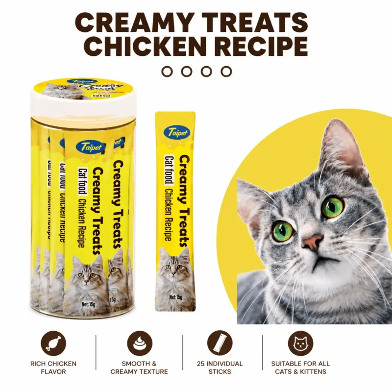 Taipet Creamy Cat Treat Chicken Flavor