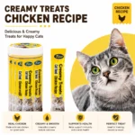 Taipet Creamy Cat Treat Chicken Recipe 25pcs creamy cat snack with real chicken for cats