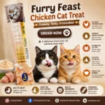 Taipet Furry Feast Chicken Flavor Creamy Cat Treat for cats in Bangladesh