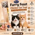 Taipet Furry Feast Chicken Flavor Creamy Cat Treat lickable cat snack in Bangladesh