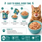 Real chicken tuna and jelly ingredients used in Taipet wet cat food