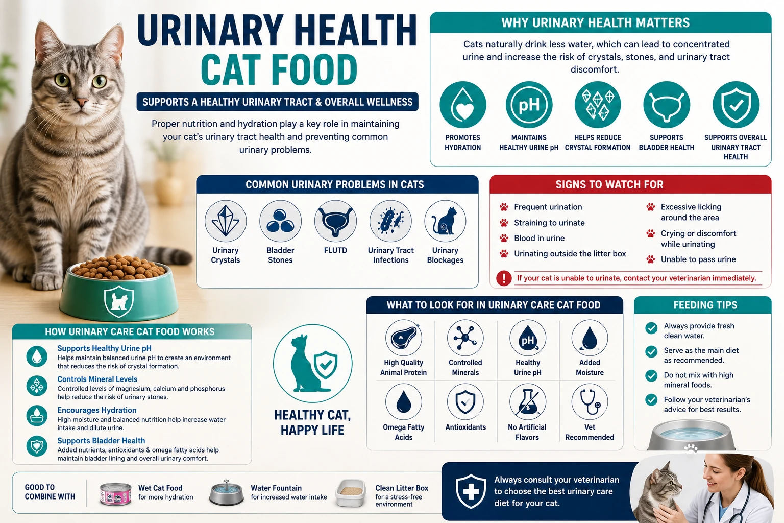 Urinary Health Cat Food Benefits and Urinary Tract Support
