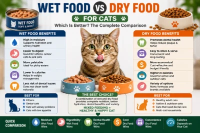 Wet Food Vs Dry Food For Cats Comparison Guide