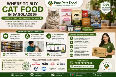 Where to buy authentic cat food in Bangladesh from Pure Pets Food