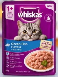Whiskas Wet Food Pouch Ocean Fish Flavor
