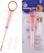 Feeding Kit for Dogs and Cats red syringe feeder kit for kittens and puppies Image Title: Red Syringe Feeding Kit for Dogs and Cats