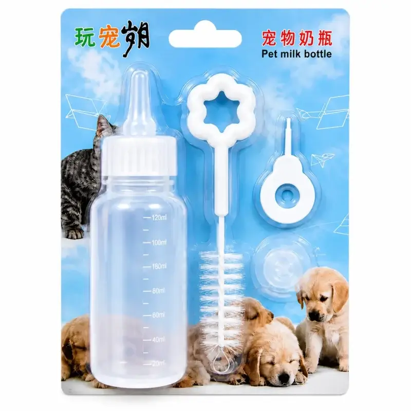Kitten Milk Feeder Bottle Set for newborn cats and puppies in Bangladesh
