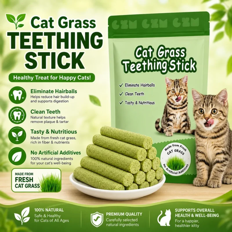 Cat Grass Teething Stick Review Bangladesh